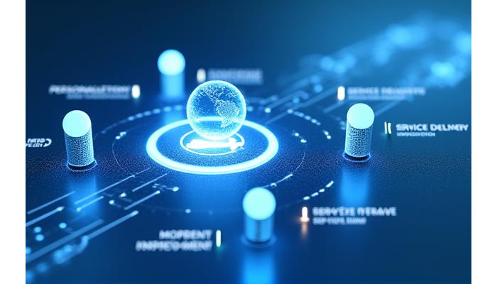 Infographie décrivant un cycle d'utilisation sécurisée des données.